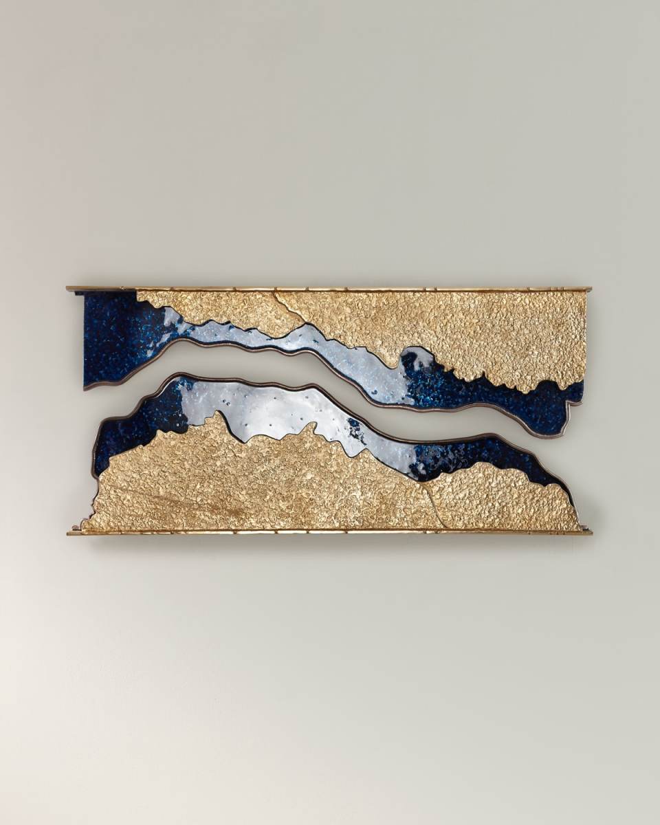 Sand & Sea Wall Sculpture, Set of 2